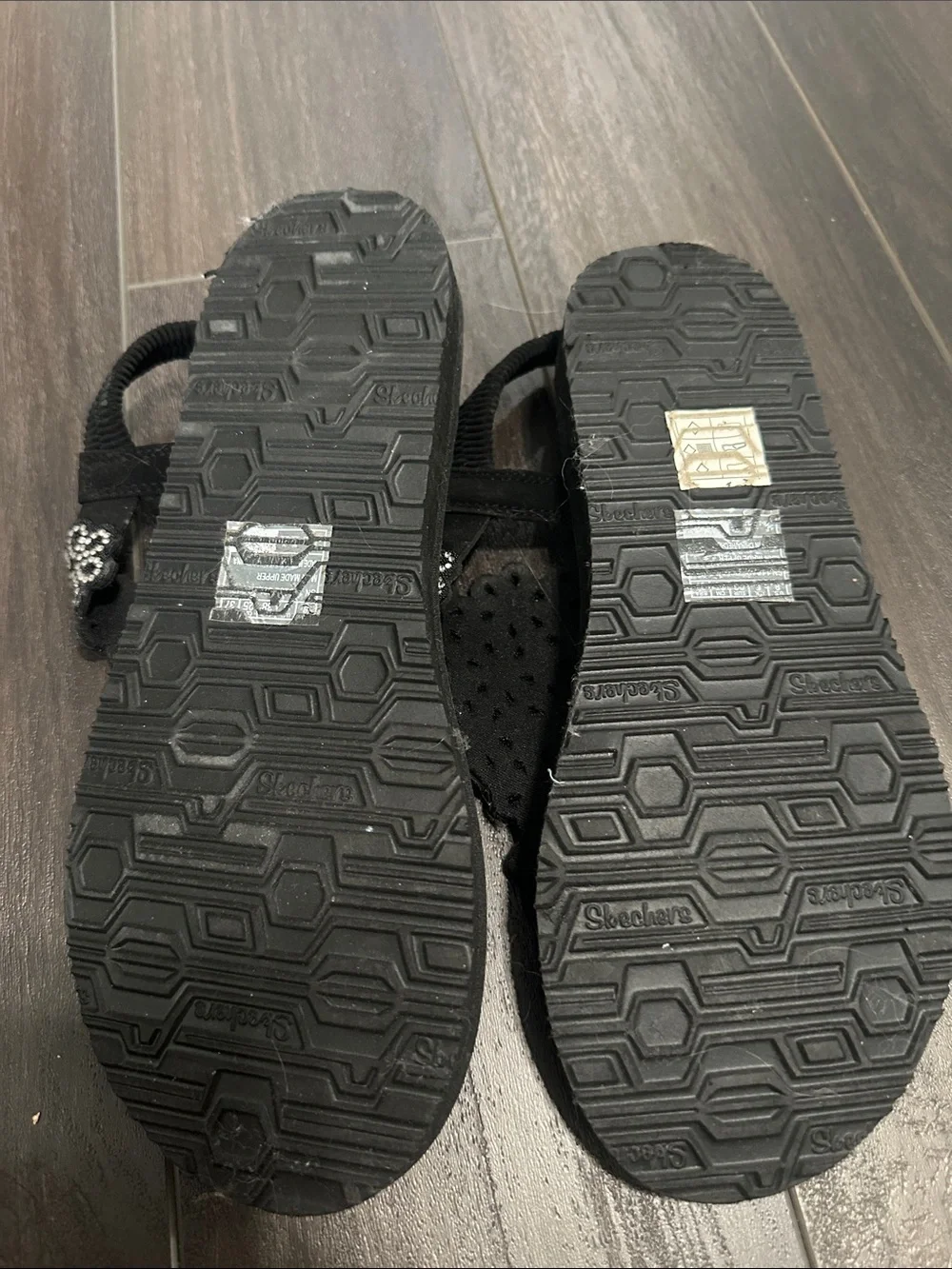 Skechers Cali Meditation Yoga Foam Floral Lover Rhinestone  Women's 8 Sandals